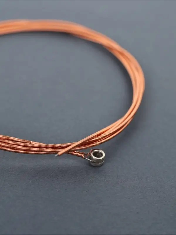 Набор струн для акустической гитары, 6 шт, .011 &ndash; .014 &ndash; .024 &ndash; .032 &ndash; .039 &ndash; .049 сталь, медная обмотка
