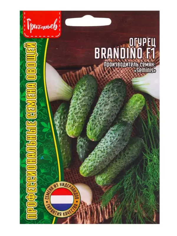 Семена Огурец Брандино F1 (Brandino) (Seminis) 5шт.  12.29 г.