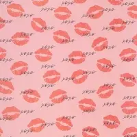 Бумага упаковочная крафт &laquo;Поцелуи&raquo;, 70&times;100 см