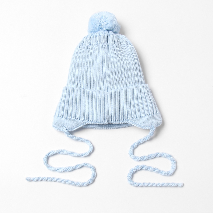 Шапка детская MINAKU, р-р 46-48, цвет голубой Шапка детская MINAKU, р-р 46-48, цвет голубой