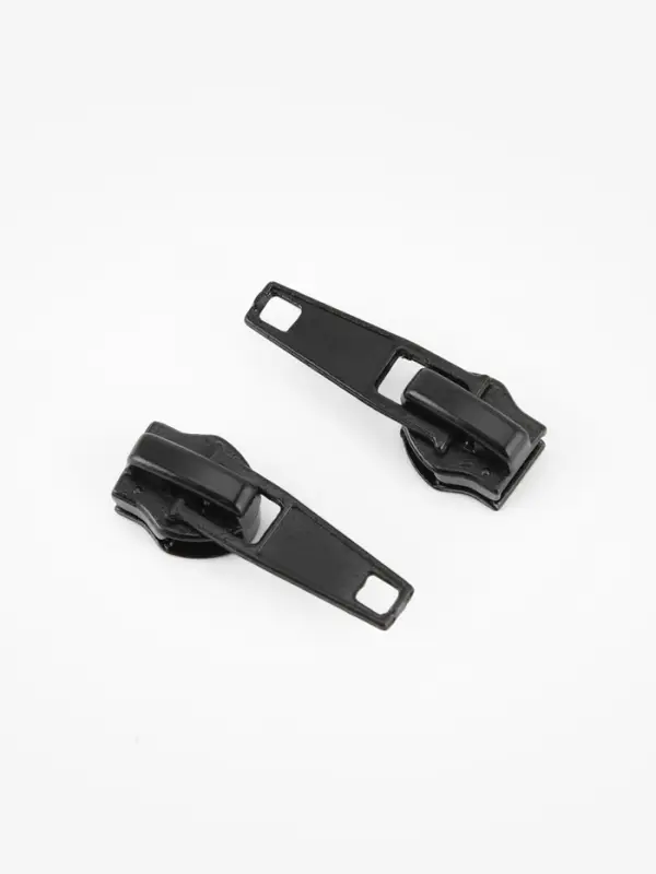 Бегунок автоматический для молнии &laquo;Спираль&raquo;, №7, 10 шт., цвет чёрный