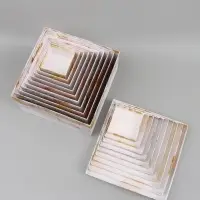 Набор подарочных коробок 10 в 1 &laquo;Золотая коллекция&raquo;, 10.2&times;10.2&times;6 - 28.2&times;28.2&times;15 см