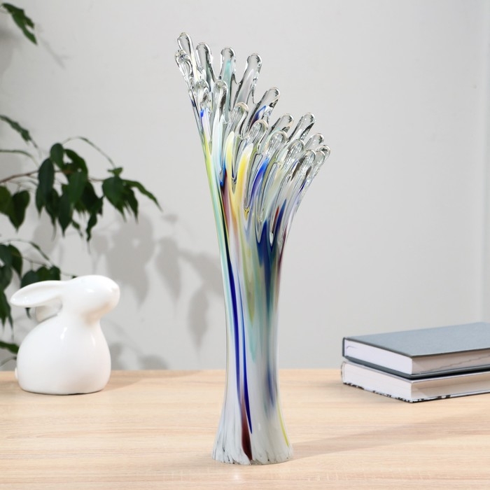 Ваза  Ваза "Коралл" h 380 мм ( в стеклокрошку) Разн.