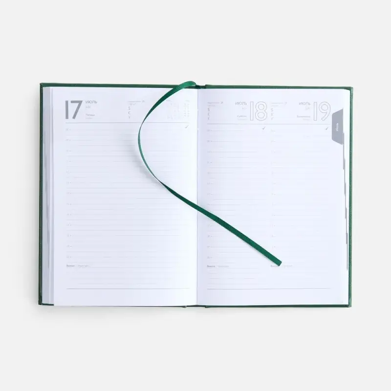 Ежедневник Baza, датированный, зеленый