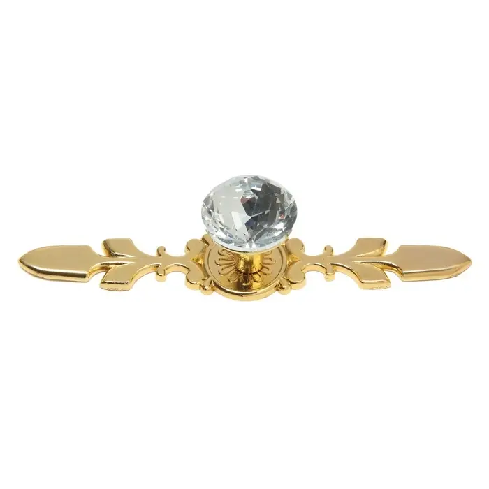 Ручка-кнопка мебельная CAPPIO, d=20 мм, L=120 мм, золото