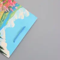 Пакет подарочный ламинированный "Поле цветов" 18 х 22,3 х 10 см