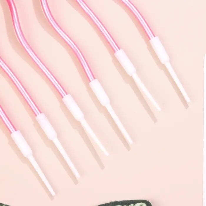 Свечи для торта витые «Серпантин» 6 шт., коктейльные, розовый блик Свечи для торта витые «Серпантин» 6 шт., коктейльные, розовый блик