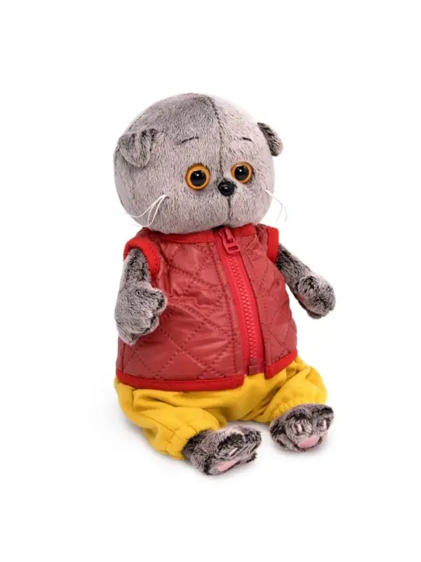 Мягкая игрушка &laquo;Басик Baby в стеганом жилете&raquo;, 20 см