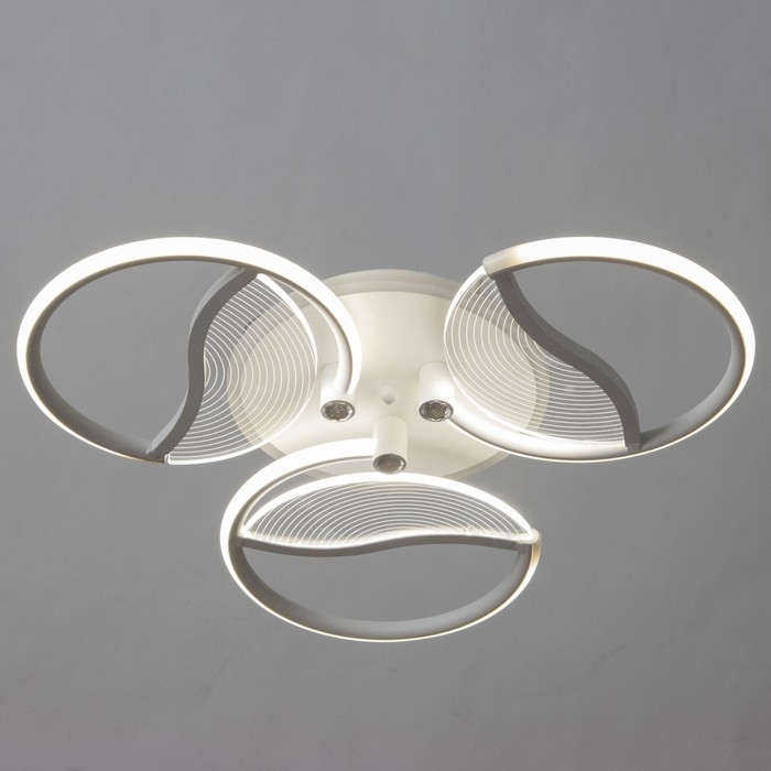 Люстра Люстра "Анита" 3хLED 90Вт 3000-6000К RGB белый 60х60х8см