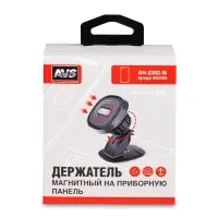 Держатель для смартфонов магнитный на приборную панель AVS AH-2302-M