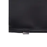 Папка-конверт на zip-молнии А4, 150 мкм, Calligrata, непрозрачная, черная