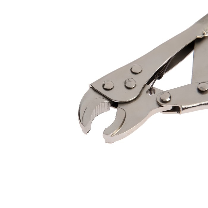 Зажим ручной ТУНДРА, полукруглый захват, с фиксатором, 125 мм Зажим ручной ТУНДРА, полукруглый захват, с фиксатором, 125 мм