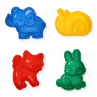 Набор игрушек для песочницы: ведёрко, 4 формочки для песка, грабли, лопатка, МИКС