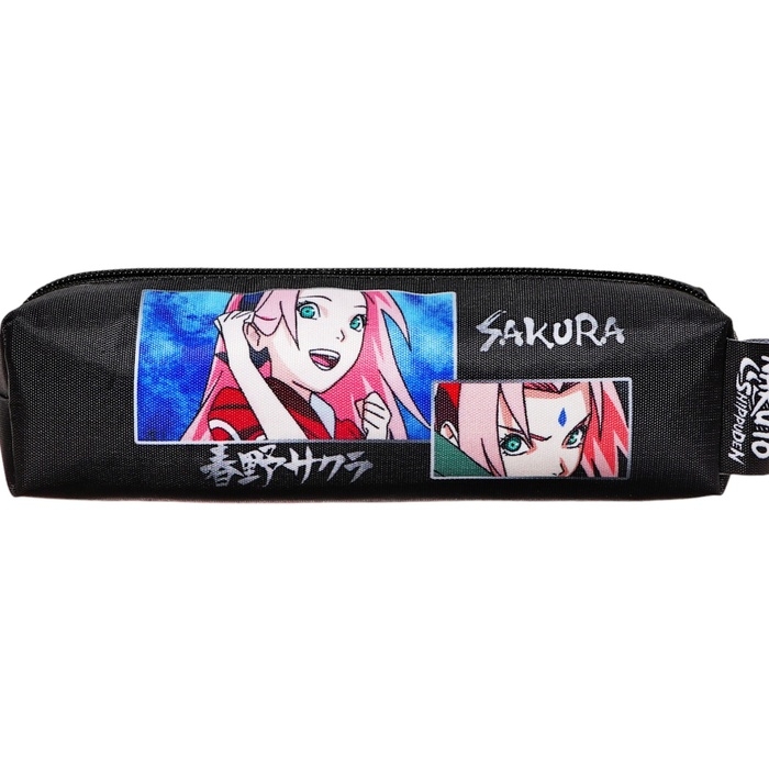Пенал мягкий 1 отделение, Naruto, 60 х 200 х 45, универсальный, черный Пенал мягкий 1 отделение, Naruto, 60 х 200 х 45, универсальный, черный