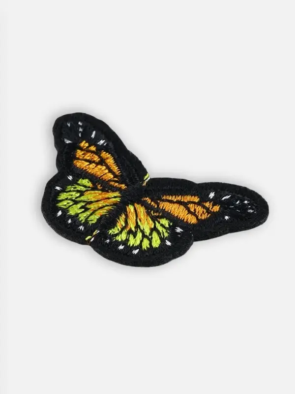 Термоаппликация «Бабочка», 4.3×3 см, разноцветная Термоаппликация «Бабочка», 4.3×3 см, разноцветная