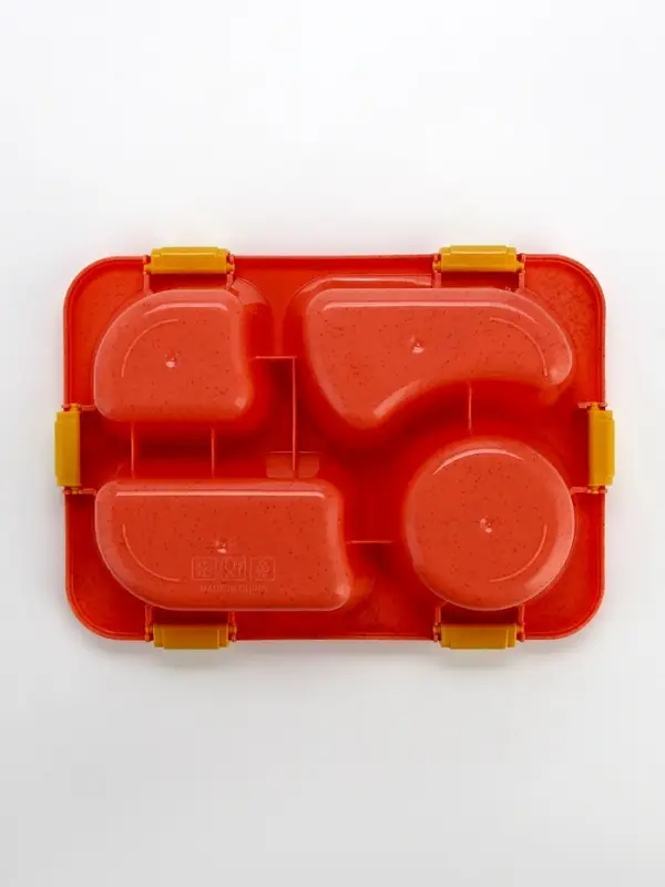 Ланч - бокс с 4 секциями &laquo;Енот&raquo;, 23&times;17&times;5.5 см