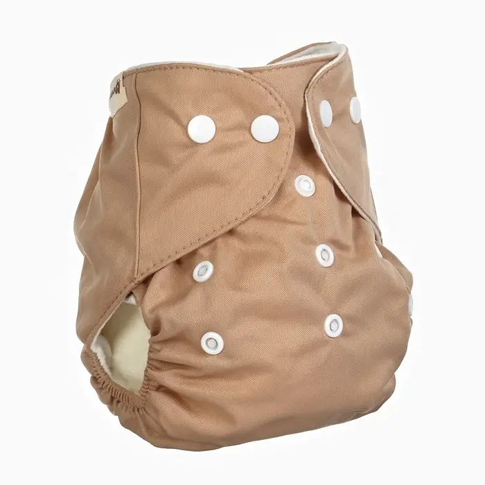 Многоразовый подгузник Крошка Я &laquo;Львенок&raquo;, 3-15 кг, коричневый