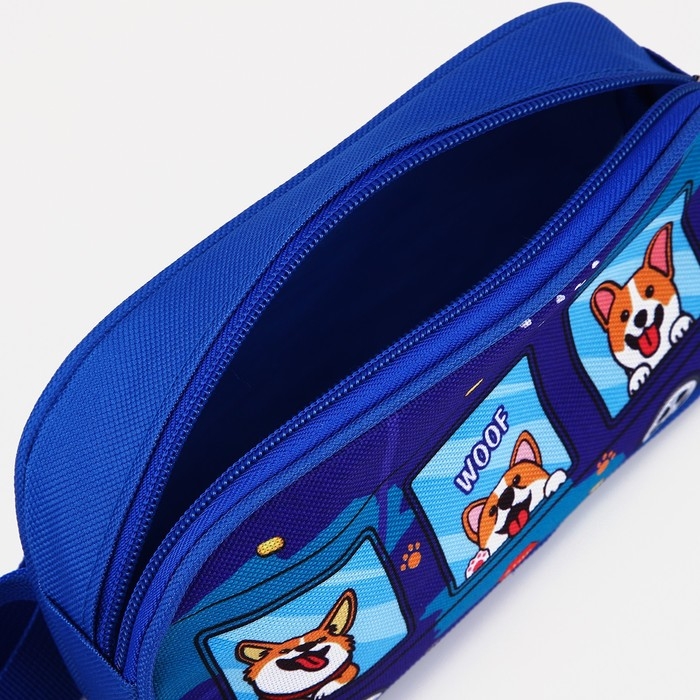 Сумка поясная детская для девочки «Собачки» 20х11х4см