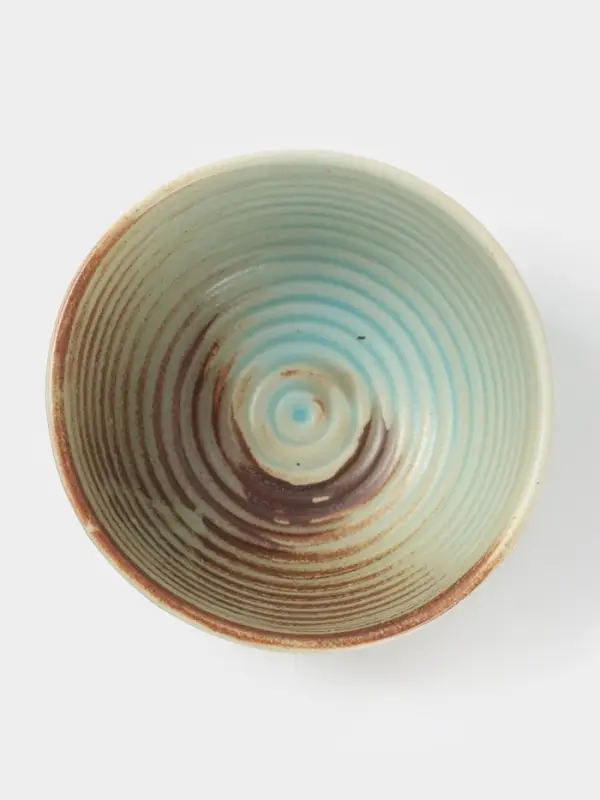 Салатник Magistro Sand Ripples, d=12.5 см, 400 мл, фарфор, голубой