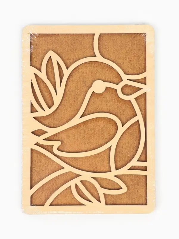 Картина пластилином &laquo;Птичка&raquo;, 21&times;15 см, набор для творчества