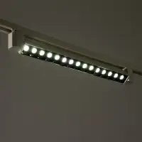 Светильник трековый BayerLux Simple &laquo;Линза&raquo; LED, 30 Вт, 47&times;3.5&times;4.5 см, белый