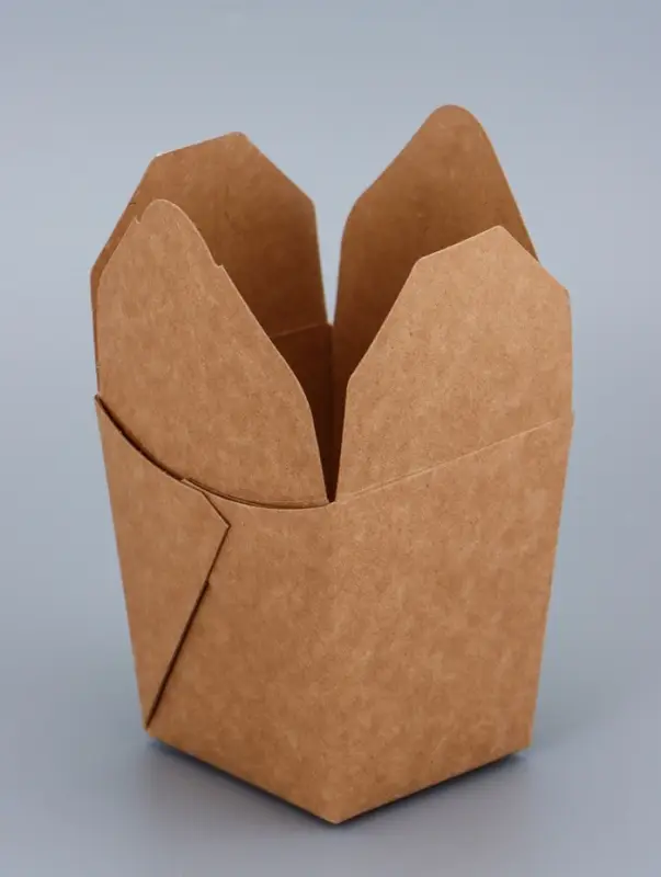 Коробка крафтовая для лапши вок, 7.5&times;6.6&times;9.3 см