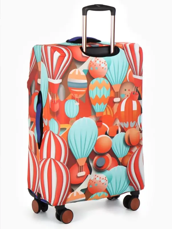 Чехол для чемодана &laquo;Воздушные шары&raquo;, 24", разноцветный