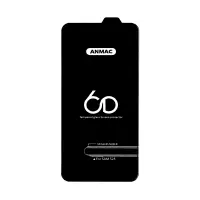 Защитное стекло Sam S25 Anmac 6D Black без упаковки Арт.1137545 (10 шт./уп.)