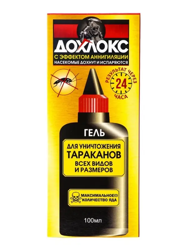 Средство от тараканов Дохлокс &laquo;Тараканья смерть&raquo;, гель, 100 мл