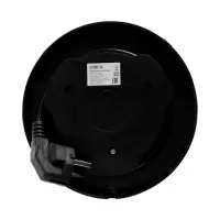 Чайник электрический Luazon LSK-1802, стекло, 1.8 л, 1500 Вт, подсветка, черно-стальной