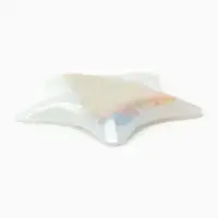 Блюдо сервировочное новогоднее Доляна &laquo;Ёлка с подарками&raquo;, 15&times;1.5 см, в форме звезды, стекло, белое