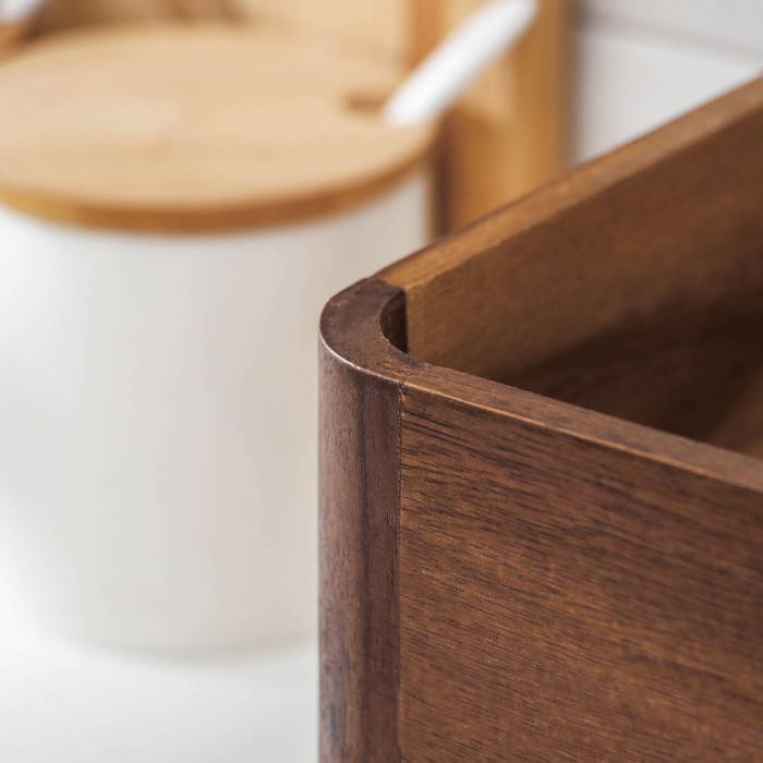 Хлебница, 30×20×13 см, тропическая акация Хлебница, 30×20×13 см, тропическая акация