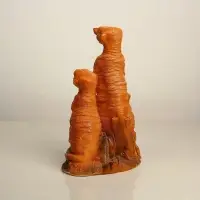 Садовая фигура из гипса &laquo;Сурикаты&raquo;, 36.5&times;14&times;22 см