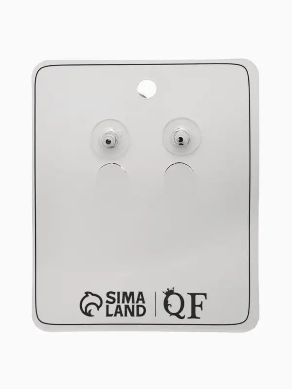 Серьги металл &laquo;Молекула&raquo;, цвет серебро