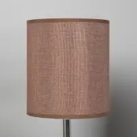Лампа настольная RISALUX ЭКО &laquo;Кло&raquo; 1&times;40 Вт Е27 кофе/хром 16&times;16&times;38 см
