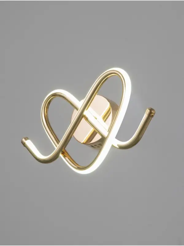 Бра BayerLux Willa, LED, 14 Вт, 4000-6000К, 38&times;18&times;10 см, золотистое