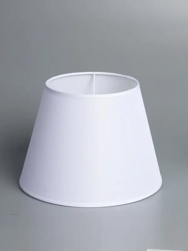 Абажур BayerLux &laquo;Лён&raquo;, E27 или E14, белый, 25&times;25&times;18 см