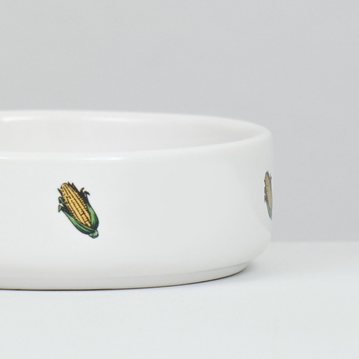 Миска керамическая для грызунов Миска керамическая для грызунов "Кукуруза" 80 мл 8,5 х 3 см