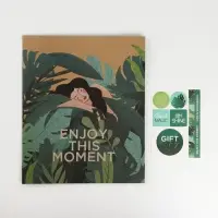Пакет упаковочный с наклейками Enjoy this moment, 20 х 30 х 5 см