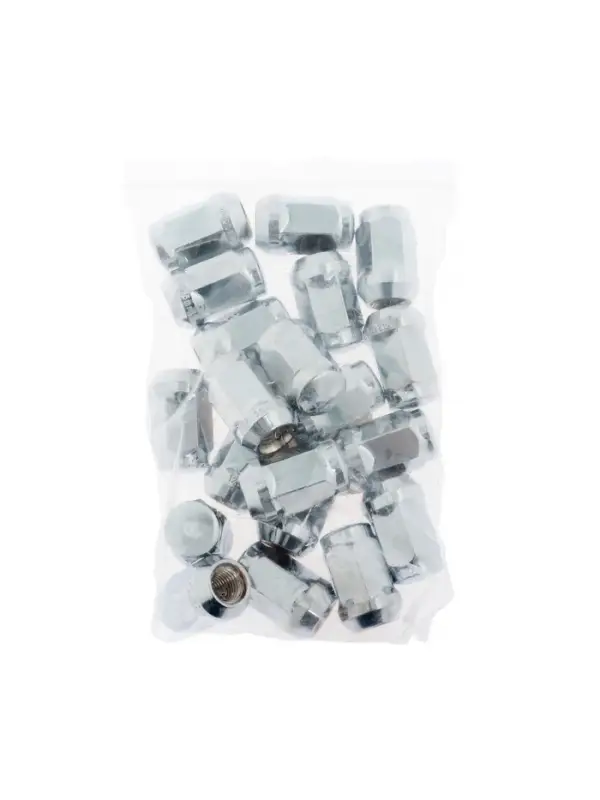 Гайка колесная под ключ 19 мм, 12&times;1.5 мм, конус, закрытая, хром, фасовка 20 шт.