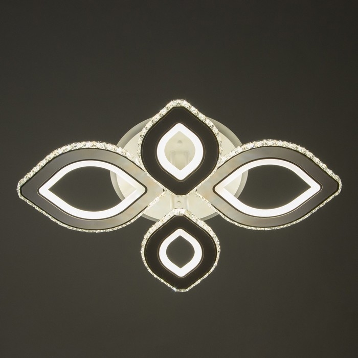 Люстра с ПДУ "Лючия" 4хLED 136Вт 3000-6000К RGB белый 70х50х14см