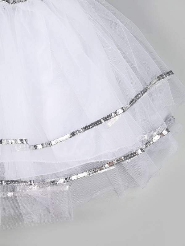 Карнавальный костюм  Карнавальный костюм "Снежная принцесса" рост 104-134 см, платье, чокер, корона, палочка