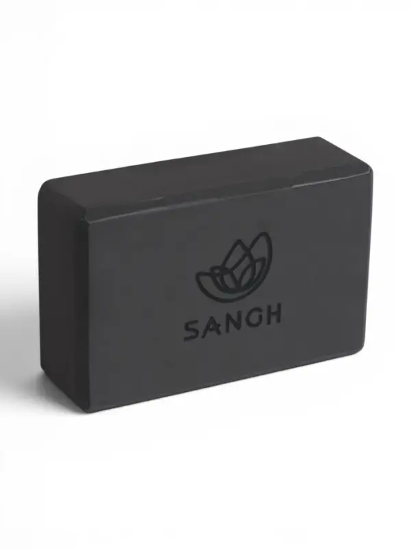 Блок для йоги Sangh, 23&times;15&times;8 см, чёрный