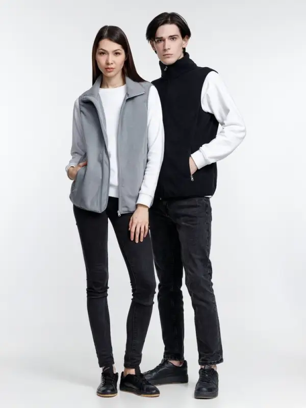 Жилет флисовый унисекс Nesse, черный, размер M/L Жилет флисовый унисекс Nesse, черный, размер M/L