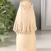 Статуэтка "Берегиня невеста" 13х5 см, бежевый с эф. состаривания