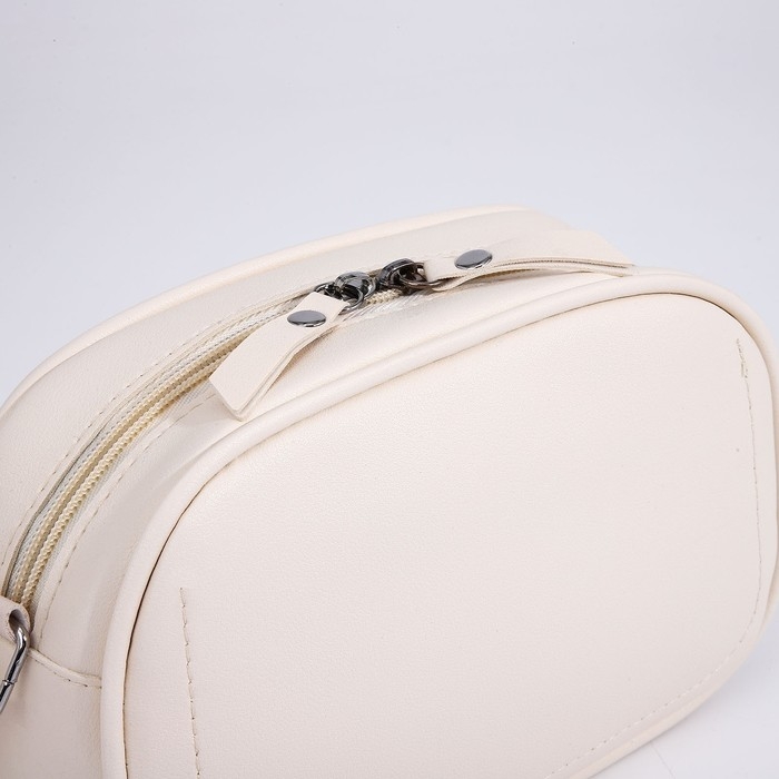 Сумка кросс-боди на молнии, цвет бежевый Сумка кросс-боди на молнии, цвет бежевый