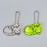 Светоотражающий элемент «Кошечка», двусторонний, 5.5×3.7 см, МИКС