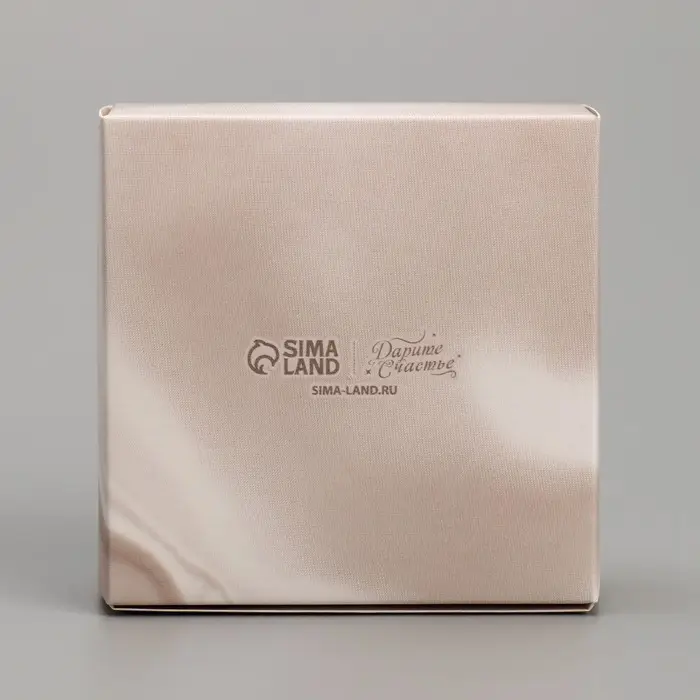 Коробка под бижутерию, упаковка, «Шелк», 7.5 х 7.5 х 3 см