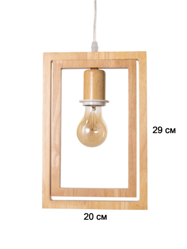 Светильник BayerLux ЭКО Светильник BayerLux ЭКО "Кира" 1х40Вт Е27 коричневый 20х20х100см