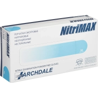 Перчатки нитрил. н/с. н/о, голубые 150 NitriMax (M) 50п/уп,3 р